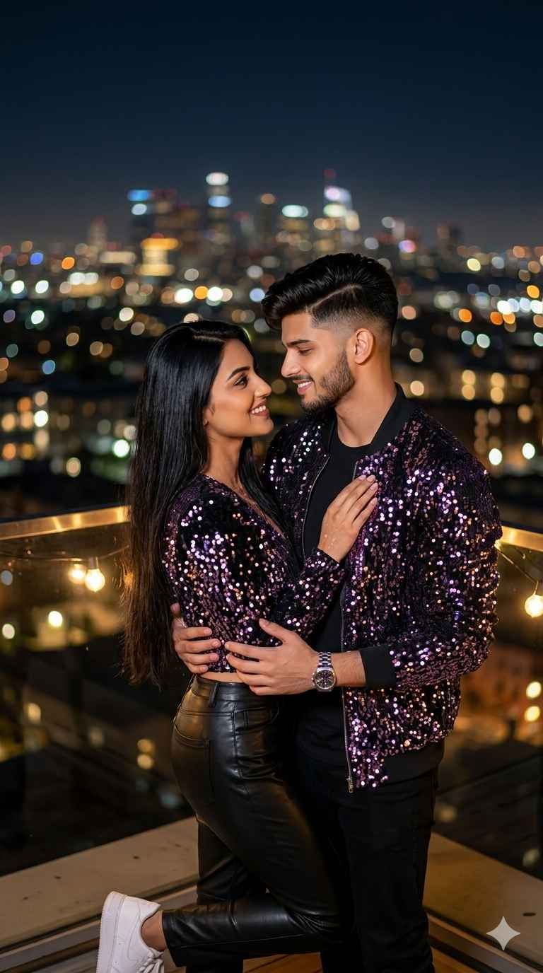Romantic couple AI prompts