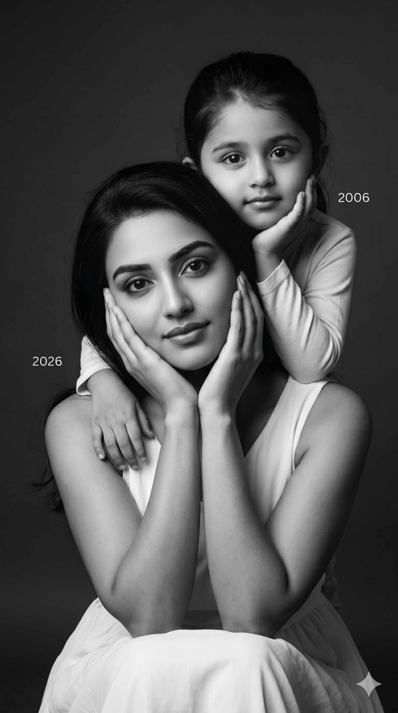 Gemini childhood photo prompt