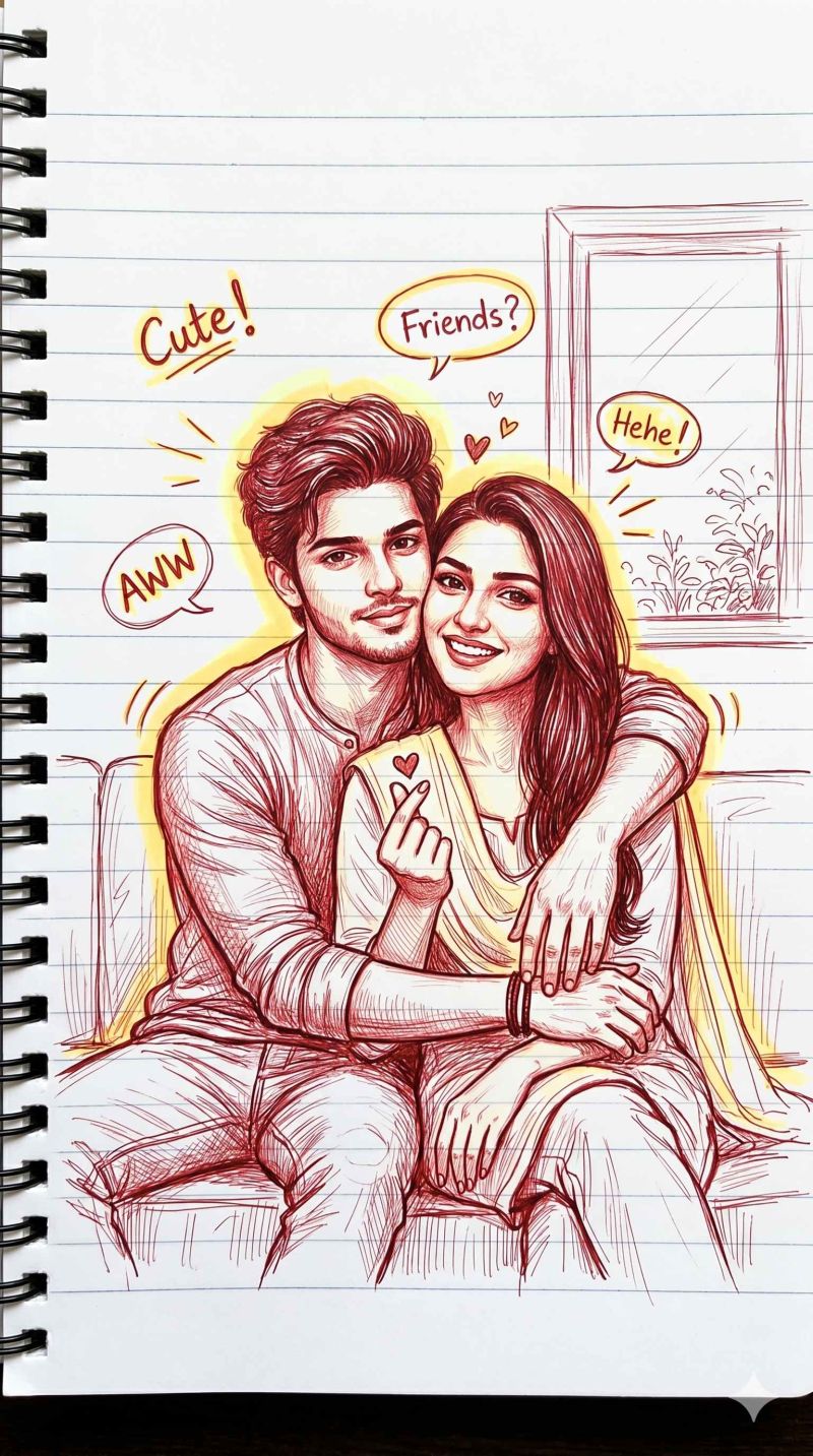 Gemini couple romantic prompt copy and paste