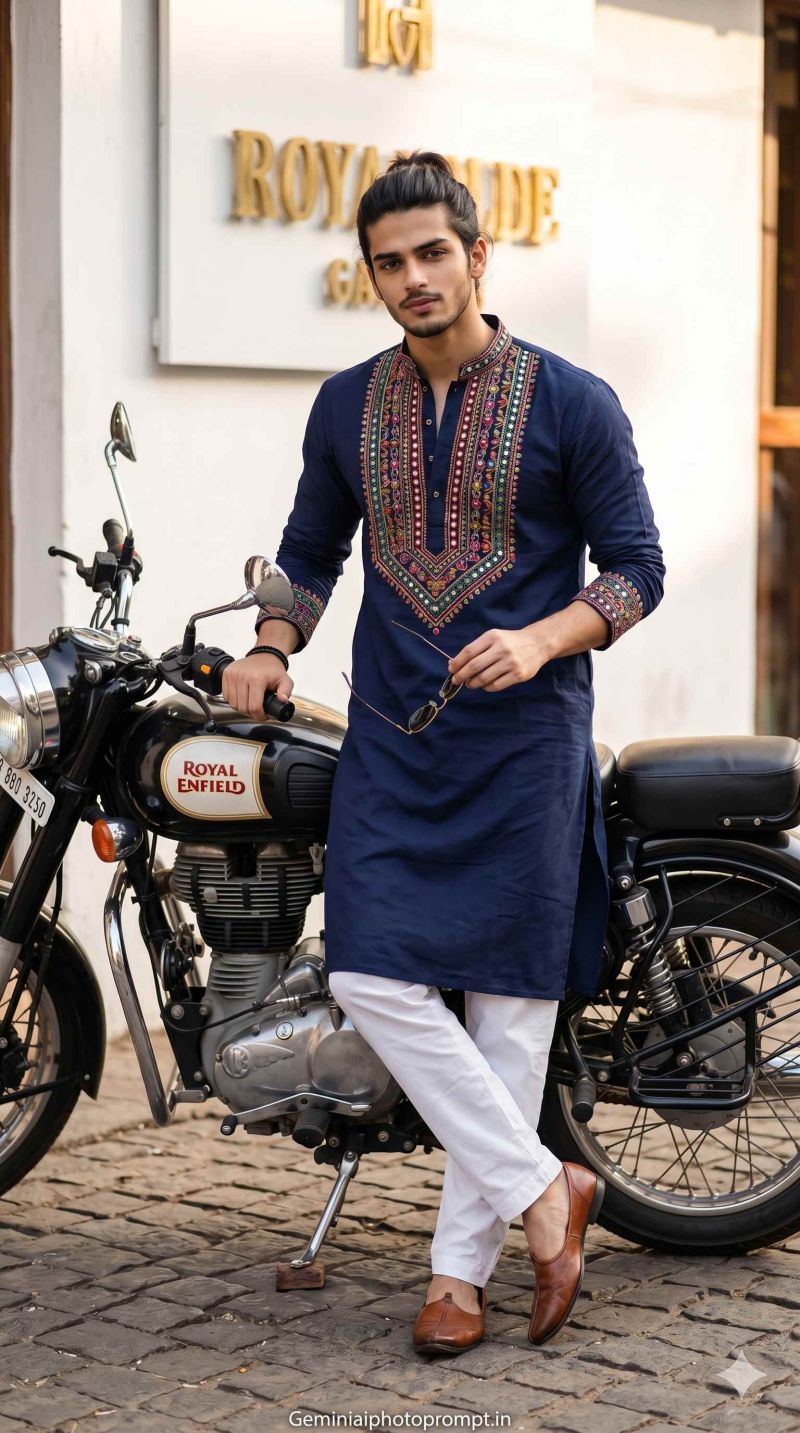 Gemini kurta pajama Prompt Copy and paste