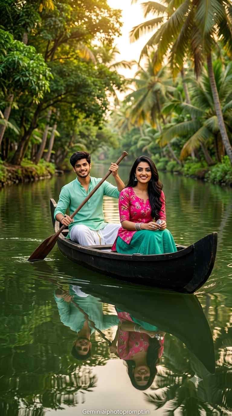 Prompt for boat couple photo