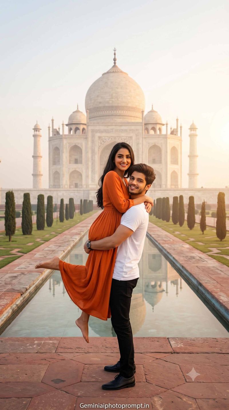 Taj Mahal Background Prompt