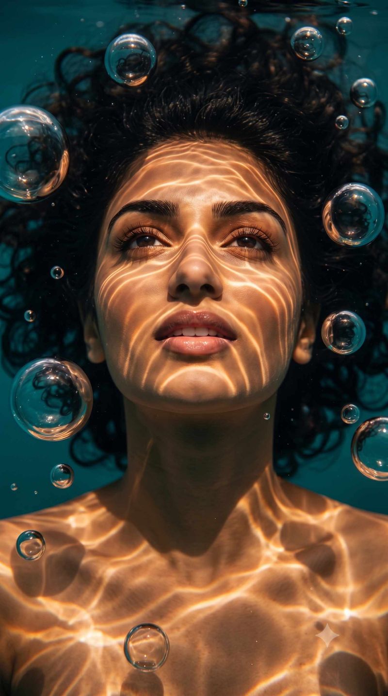 Underwater wallpaper prompt