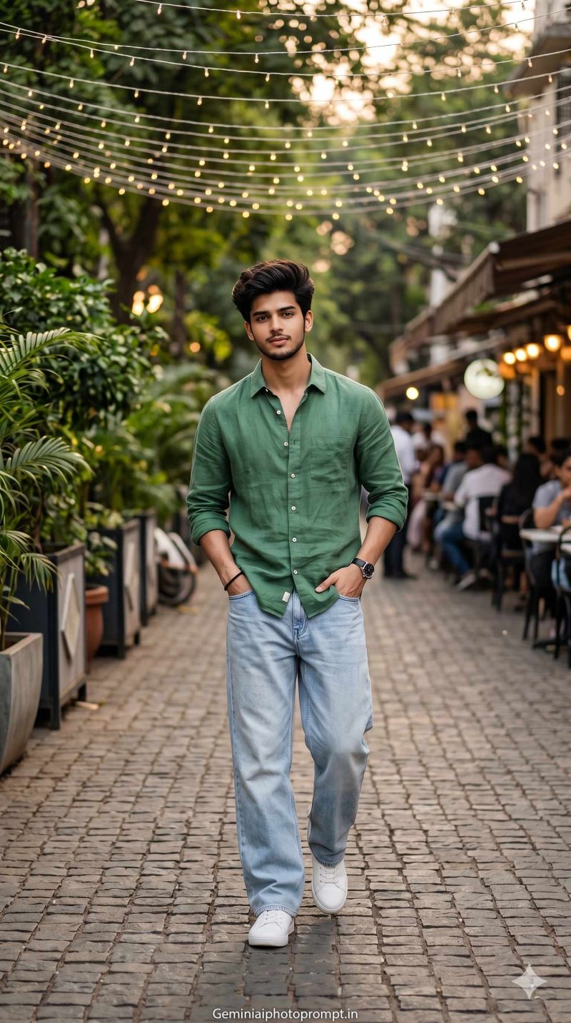 Baggy jeans outfit men chatgpt summer