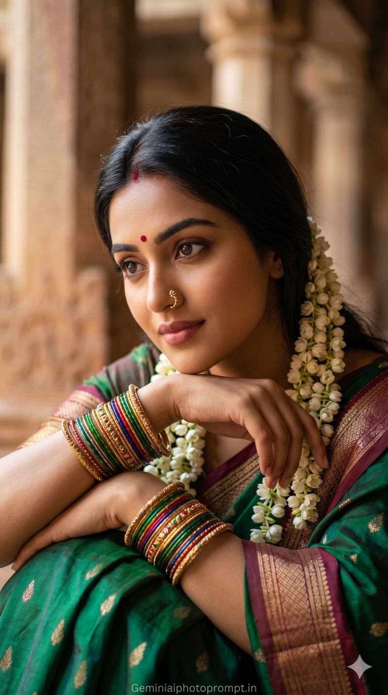 South Indian girl prompt for instagram