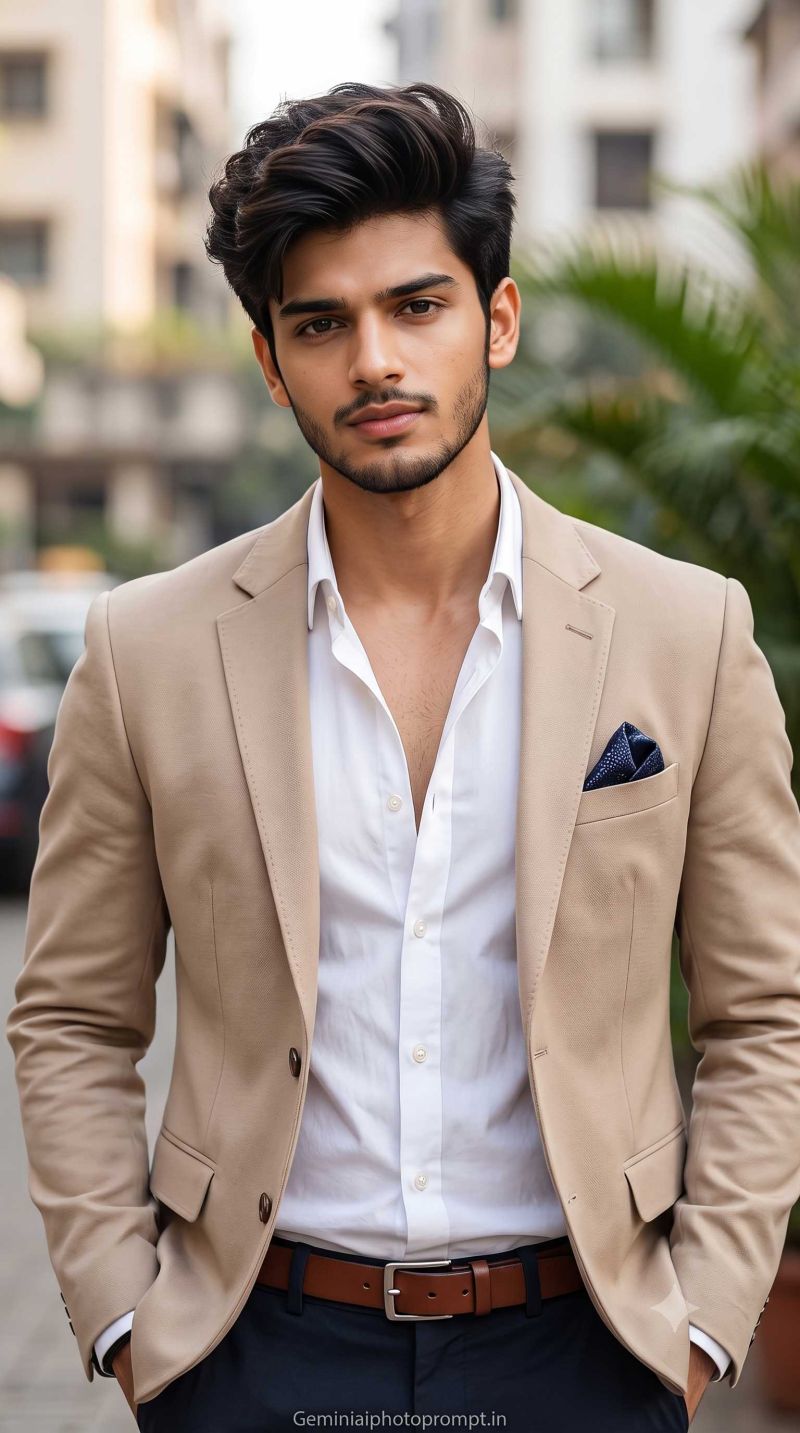 Formal suit prompt for Gemini