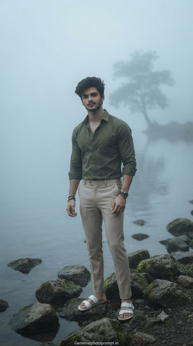 Foggy forest cinematic photo free